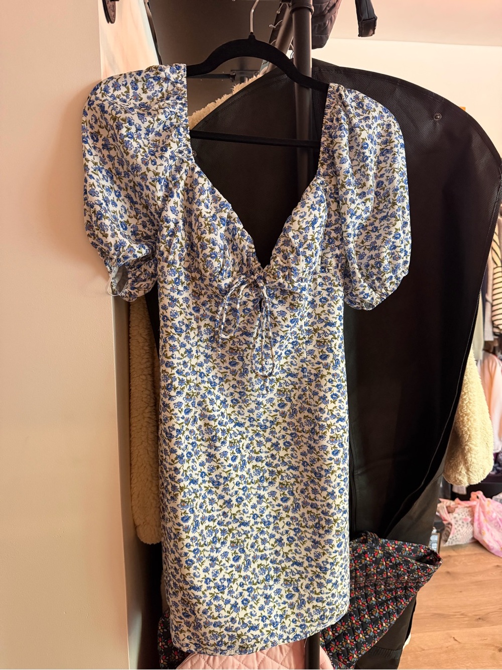 More to come mini floral dress